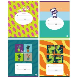 Тетрадь 12л., линия BG «Happy day», 70г/м2