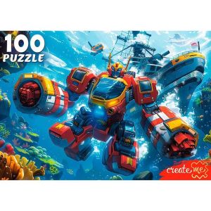 Пазл 100 эл. Рыжий Кот «ТРАНСФОРМЕР В ОКЕАНЕ»