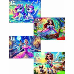 Пазл 12 эл. Рыжий Кот «ЯРКИЕ ПРИКЛЮЧЕНИЯ», 175*130мм