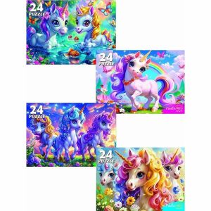 Пазл 24 эл. Рыжий Кот «ЧУДЕСНЫЕ ЕДИНОРОГИ №27»