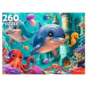 Пазл 260 эл. Рыжий Кот «УДИВИТЕЛЬНЫЙ ПОДВОДНЫЙ МИР»