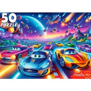 Пазл 50 эл. Рыжий Кот «КРУТОЙ ВИРАЖ В КОСМОСЕ»