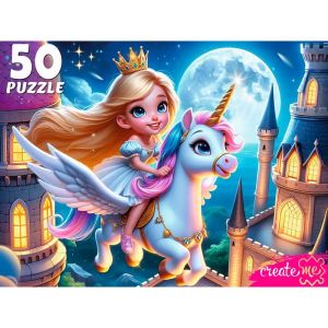 Пазл 50 эл. Рыжий Кот «РУСАЛОЧКА И ПРИНЦ»