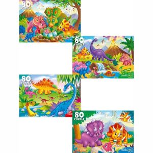 Пазл 80 эл. Рыжий Кот «МИР ДИНОЗАВРОВ №52»