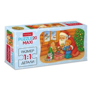Пазл MAXI 20 эл. А5 Hatber «Время подарков»