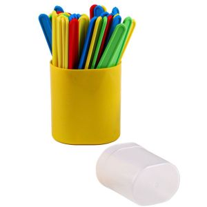 Палочки счетные пластм.30шт Проф-Пресс, пенал