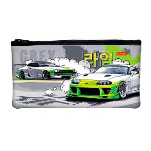 Пенал-косметичка на молнии Hatber «Гоночные легенды», 205*110мм, полиэстер