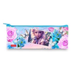 Пенал-косметичка на молнии Hatber «Летние грезы», 195*75мм, полиэстер