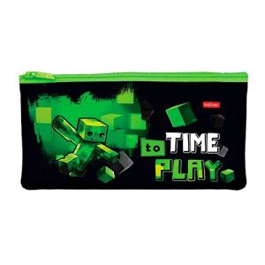 Пенал-косметичка на молнии Hatber «Пиксель», 205*110мм, полиэстер