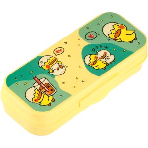 Пенал-футляр, 215*90*43 СТАММ «Утки», желтый