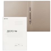 Скоросшиватель картонный BRAUBERG, гарантированная плотность 400 г/м2, до 200л