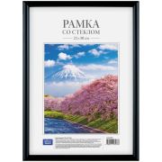 Рамка пластиковая 21*30см, OfficeSpace, №1, black