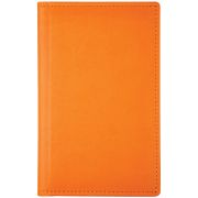 Визитница настольная OfficeSpace «Winner» на 72 визитки, 3 ряда, кожзам, оранжевый