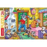 PUZZLE   А4 26эл. рамка «Волк и семеро козлят»