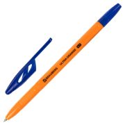 Ручка шариковая BRAUBERG «ULTRA ORANGE», СИНЯЯ, узел 0,7 мм