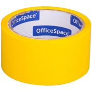 Клейкая лента OfficeSpace упаковочная 48 мм*40 м 45 мкм жёлтая