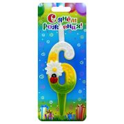Свеча - цифра 6