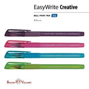 Ручка шар.Bruno Visconti «EasyWrite. Creative» 0.5мм (4 цвета корпуса), синяя