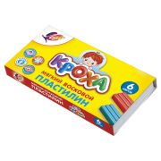 Пластилин мягкий ЛУЧ «Кроха», 6 цв., 99г, со стеком