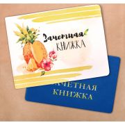 Обложка на зачетную книжку «Ананас»