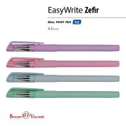 Ручка шар.Bruno Visconti «EasyWrite. Zefir» 0.5мм, (4 цвета корпуса), синяя