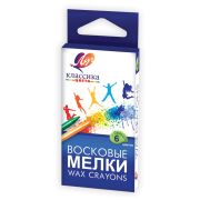 Восковые мелки ЛУЧ «Классика», 6цв, картонная упаковка