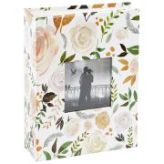 Фотоальбом 100 фото 10*15см, ArtSpace «White flowers», ПП карман