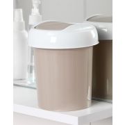 Контейнер для мусора настольный Palm, 1 л, d=13 см, h=15,5 см, цвет бежевый