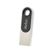 Флеш-диск 16GB NETAC U278, USB 2.0, металл. корпус, серебристый/черный