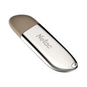Флеш-диск 16GB NETAC U352, USB 2.0, металл. корпус, серебристый, NT03U352N-016G-20PN
