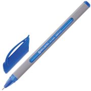 Ручка шариковая масляная BRAUBERG Extra Glide Soft Grey, СИНЯЯ, 0,7мм, линия 0,35мм