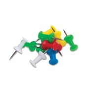 Силовые кнопки-гвоздики STAFF цветные, 50шт., в карт. коробке