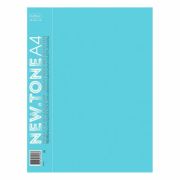 Папка с 20 вклад.Hatber Newtone Pastel 14мм, 600мкм незабудка