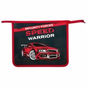 Папка для тетрадей ПИФАГОР А5, 1 отделение, пластик, на молнии, «Speed warrior»