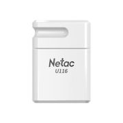 Флеш-диск 32GB NETAC U116, USB 2.0, белый