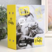 Фотоальбом на 100 фото 10х15 см, пластик. листы «fluffy pets» Мяу