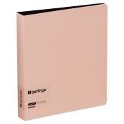 Папка на 4 кольцах Berlingo «Instinct» А5, 35мм, 700мкм, D-кольца, с внутр. карманом, фламинго