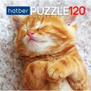 Пазл 120 эл. А5 Hatber Premium «Котиков много не бывает»