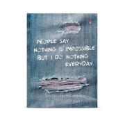 Блокнот А6 160л.кл.сшивка,тв.обл.Альт, «Джинса New»