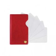 Футляр д/пластиковых карт DPSkanc 67*113мм, кожзам, на винте, красный