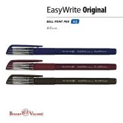 Ручка шар.Bruno Visconti «EasyWrite. Original» 0.5мм (3 цвета корпуса), синяя