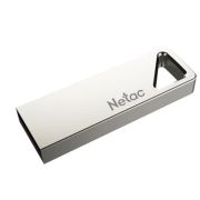 Диск-флэш  64Gb USB NETAC U326, USB 2.0, металлический корпус, серебристый