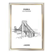 Фоторамка 21*30 deVente пластик, белая, стекло, серия 2