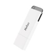 Флеш-диск 64GB NETAC U185, USB 2.0, белый