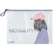 Папка на молнии А5 deVente «Mentality» ПВХ, прозрачная, 280мкм