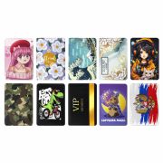 Обложка-карман для карт и пропусков «Cool Mix», 100х65 мм, 10 дизайнов ассорти, ПВХ, STAFF