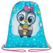 Мешок для обуви ПИФАГОР, 1 отделение, 40х32 см, «Smart penguin»