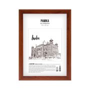 Фоторамка 30*40 deVente МДФ, итальянский орех, акрил.стекло, серия 6