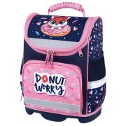 Ранец ЮНЛАНДИЯ WISE, 1 отделение, 3 кармана, устойчивое дно, «Donut worry», 37x29х15 см
