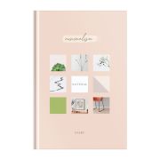 Ежедневник недатированный А5, 136л., 7БЦ, OfficeSpace «Моноколор. Art of minimalism», матовая ламина
